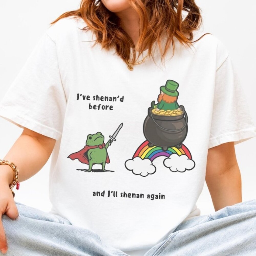 Frog Funny St. Patrick's Day T-Shirt St. Patty's Humor Shirt
